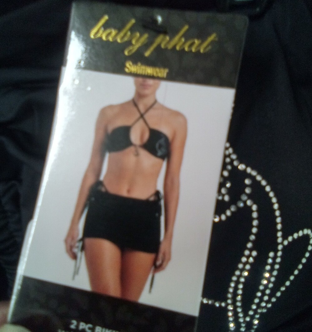 Baby Phat Sexy Black 3 Pc. Bikini